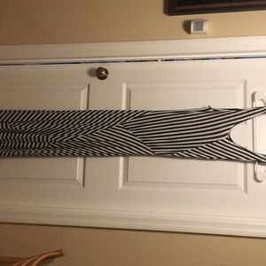 Stripped maxi dress